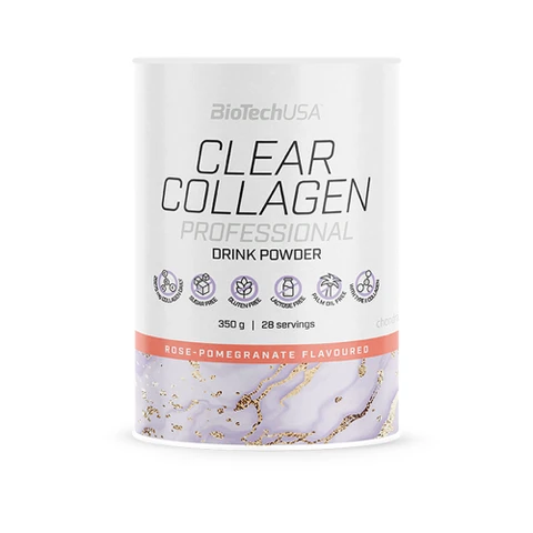 BioTech Clear Collagen 350 g rose pomegranate