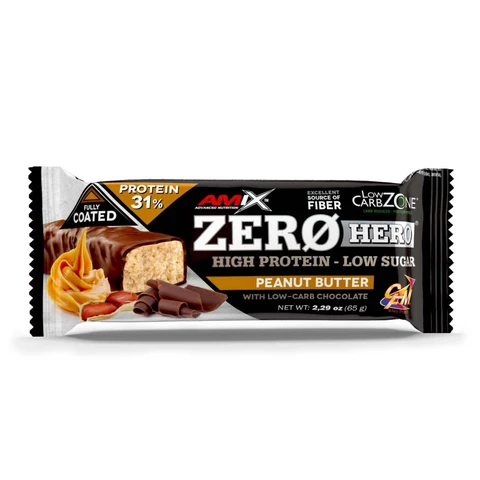 Amix Zero Hero 31% Protein Bar 65 g peanut butter