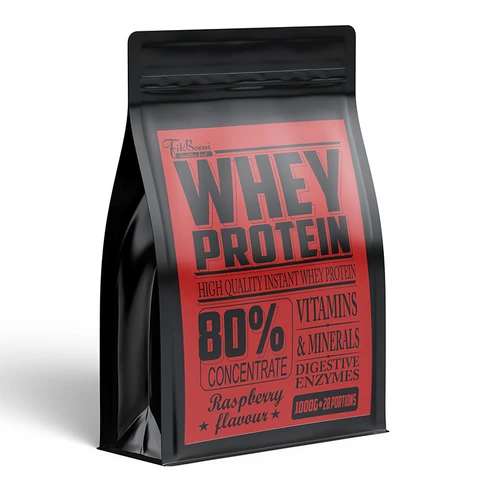 FitBoom® Whey Protein 80 % 1000 g malina