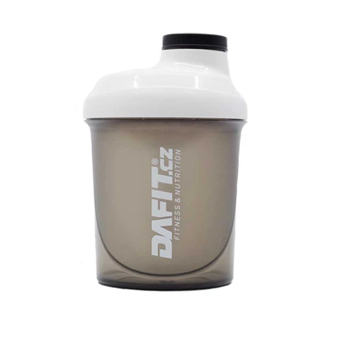 Dafit Šejkr 300 ml kouřová, bílé logo