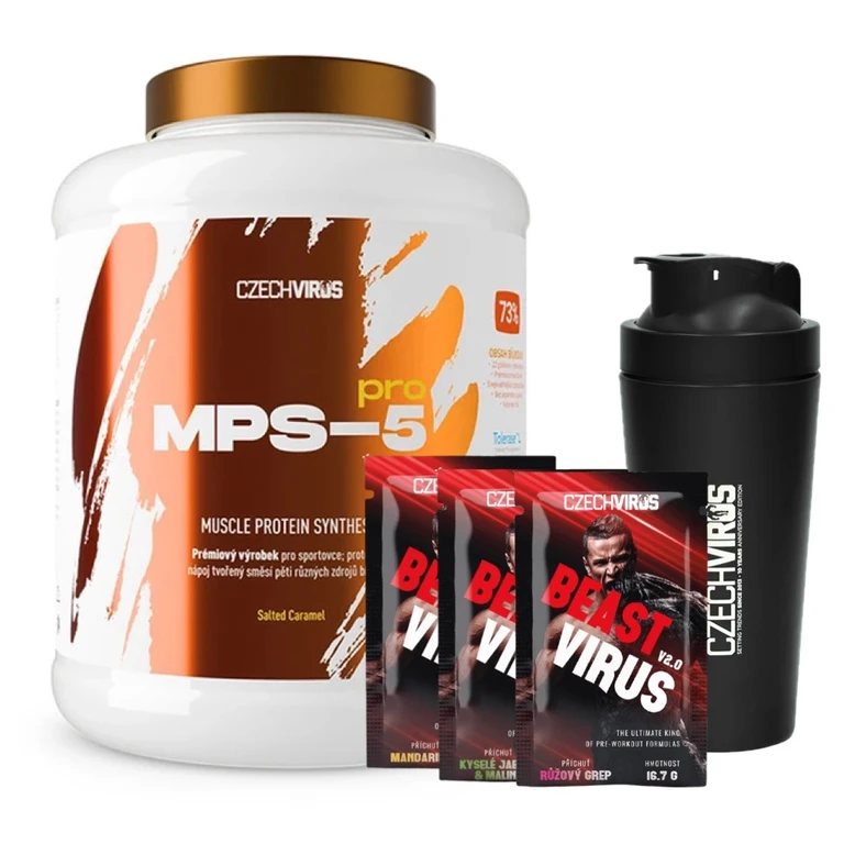 AKCE Czech Virus MPS-5 Pro 2250 g + ZDARMA Šejkr 750 ml + 3x vzorek