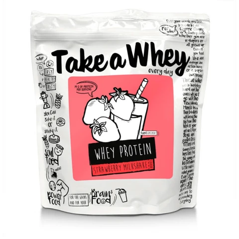 Take-a-Whey Whey Protein 907 g strawberry milkshake