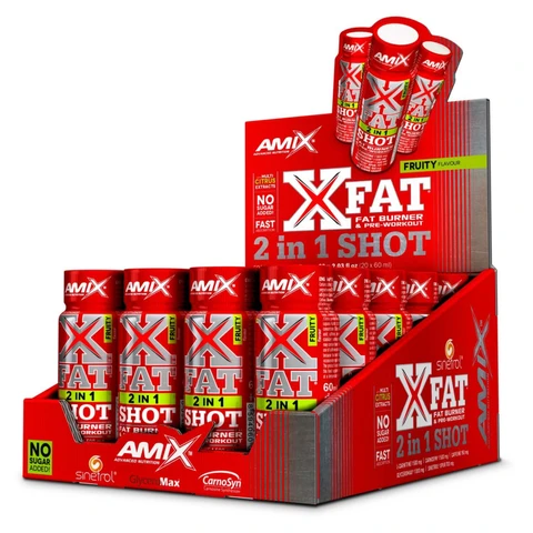 Amix XFat 2 in 1 Shot 20 x 60 ml fruity