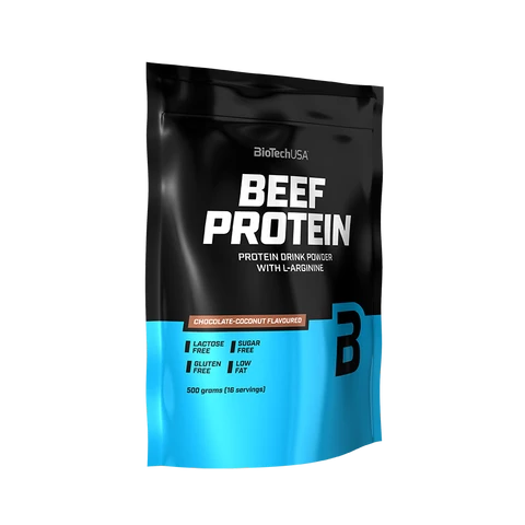 BioTech Beef Protein 500 g strawberry