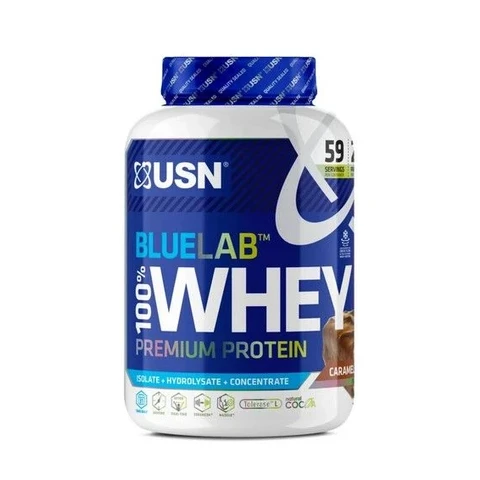 USN BlueLab 100% Whey Protein Premium 2000 g karamel čokoláda