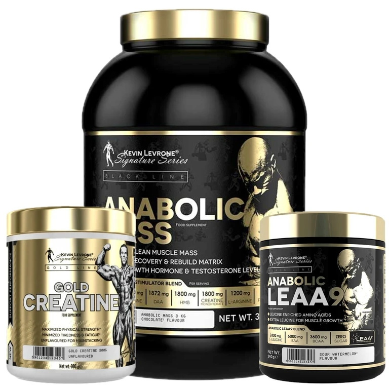 Special Offer Kevin Levrone Levrone Mass 3000 g + LEAA9 240 g + FREE Gold Creatine 300 g