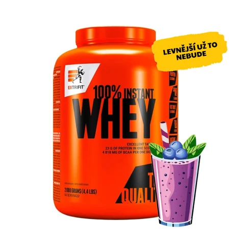 AKCE Extrifit 100% Whey Protein 2000 g blueberry