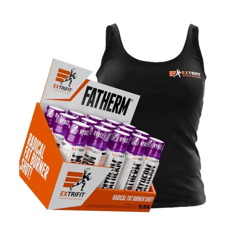 Special Offer Extrifit Fatherm Shot 15 x 90 ml + FREE ladies tank top