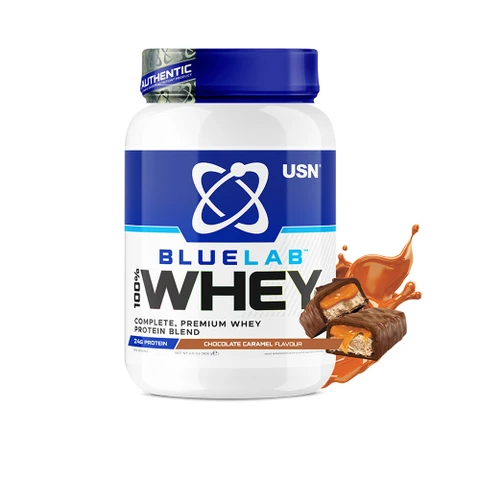 USN BlueLab 100% Whey Protein Premium 908 g caramel chocolate