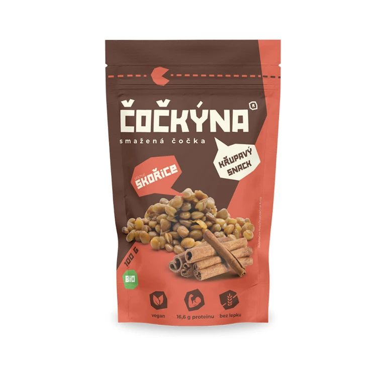 Čočkýna Smažená Čočka Bio 100 g SLADKÁ