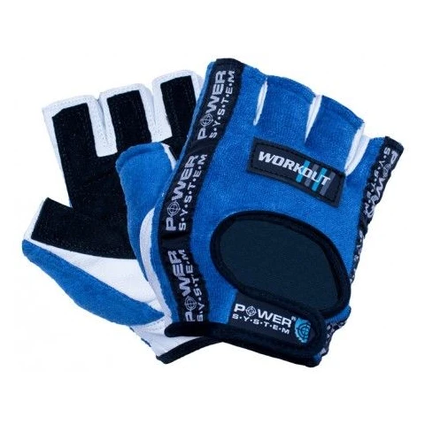 Workout gloves blue
