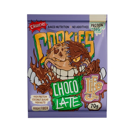 LifeLike Cookies Crunchy 70 g chocolate