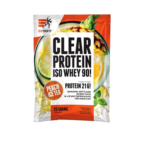 Extrifit Clear Protein Iso Whey 90! 25 g peach ice tea