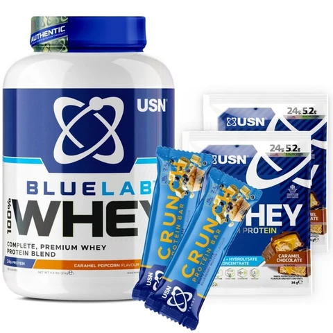 AKCE USN BlueLab 100% Whey Protein Premium 2000g + ZDARMA 2x Trust Crunch 60g + 2x vzorek