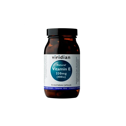 Viridian Vitamin E 330 mg 400 IU 90 cps