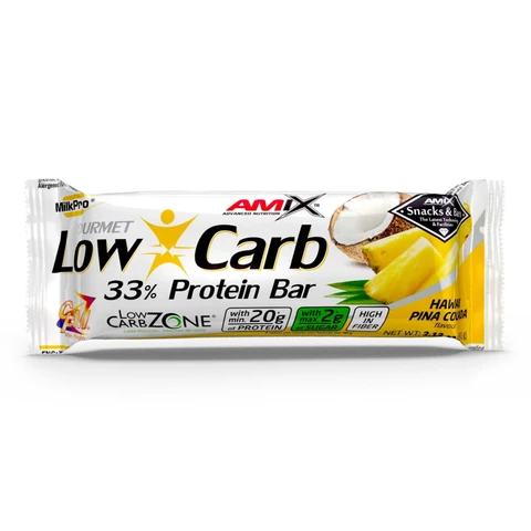 Amix Low-Carb 33% Protein Bar 60 g hawaii pina colada
