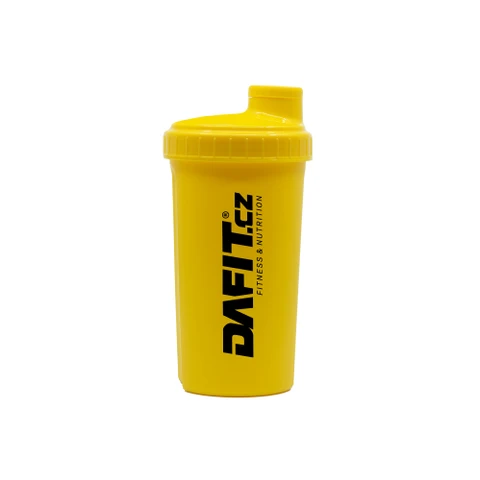 Šejkr Dafit 700 ml žlutá, černé logo