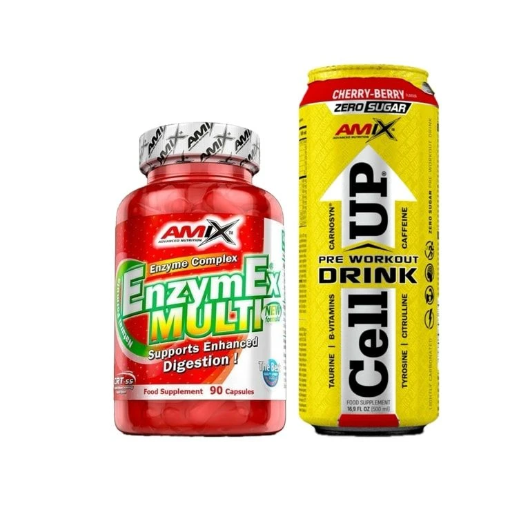 AKCE Amix EnzymEx Multi 90 cps + ZDARMA CellUP PreWorkout Drink 500 ml