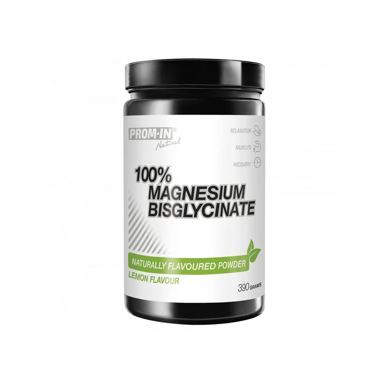 Prom-In 100% Magnesium Bisglycinate 390 g lemon