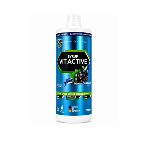 Z Konzept Vit Active Syrup Low Carb 1000 ml black currant