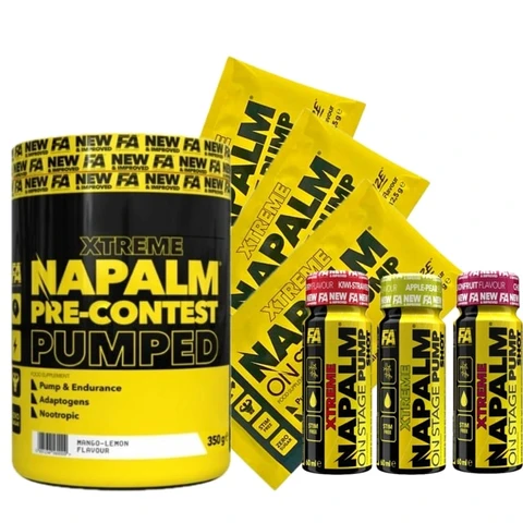 AKCE Fitness Authority Napalm Pre-Contest Pumped 350 g + ZDARMA 6x vzorek