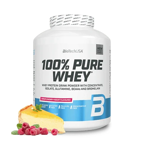 BioTech 100% Pure Whey 2270 g raspberry cheesecake