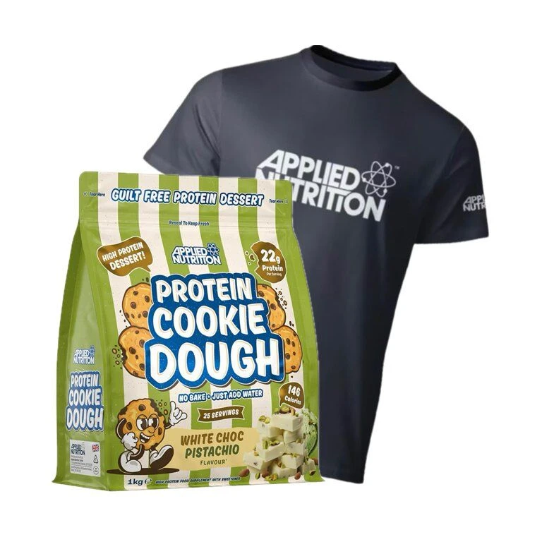 Special Offer Applied Nutrition Protein Cookie Dough 1000 g + FREE T-Shirt