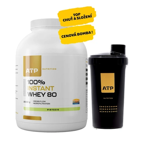 Special Offer ATP 100% Instant Whey 80 2000 g + FREE Shaker 700 ml