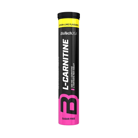 BioTech L-Carnitine 20 tbl lemon lime (šumivé)