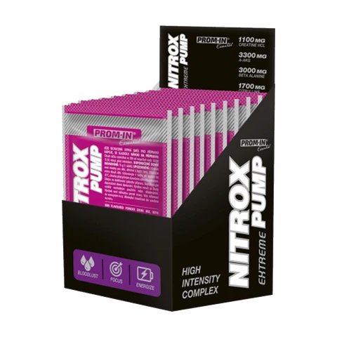 Prom-In Essential Nitrox Pump Extreme 10 x 15 g raspberry