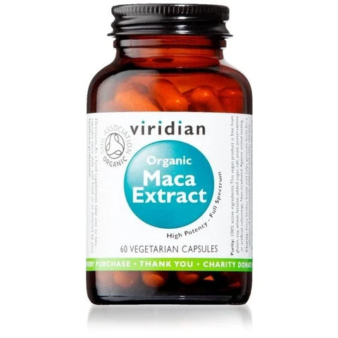 Viridian Organic Maca Extract 60 cps