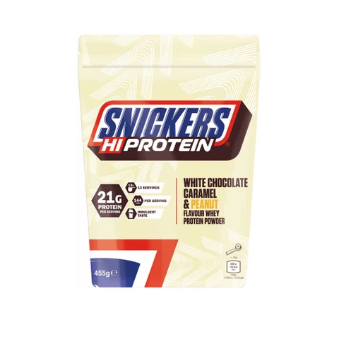 Snickers Hi Protein 455 g white chocolate caramel peanut