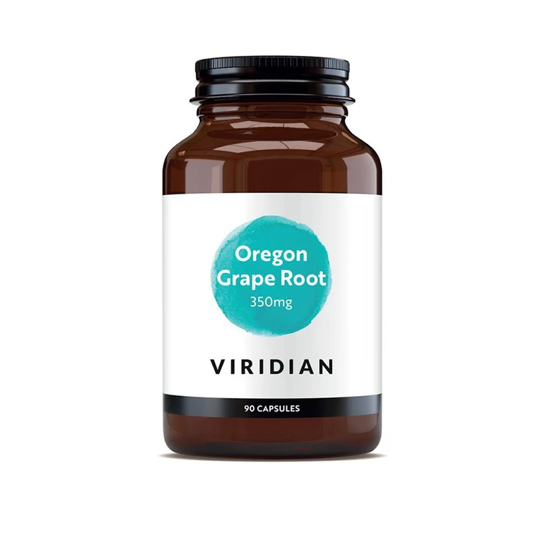 Viridian Oregon Grape Root 350 mg 90 cps (Kořen Mahonie cesmínolisté)