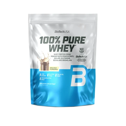 BioTech 100% Pure Whey 900 g milk rice