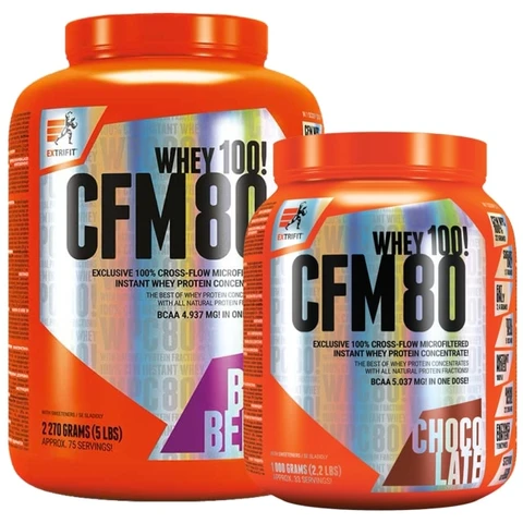 AKCE Extrifit CFM Instant Whey 80 2270 g + CFM Instant Whey 80 1000 g
