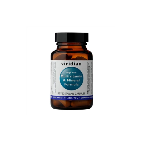 Viridian High Five Multivitamin and Mineral Formula 30 cps