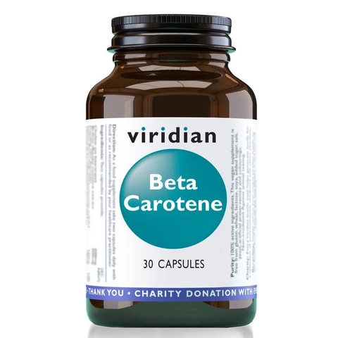 Viridian Beta Carotene 30 cps