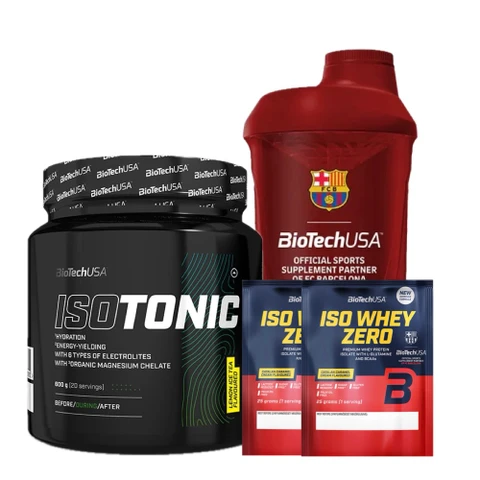 Special Offer BioTech IsoTonic 600 g + ZDARMA Shaker 600 ml + 2x sample