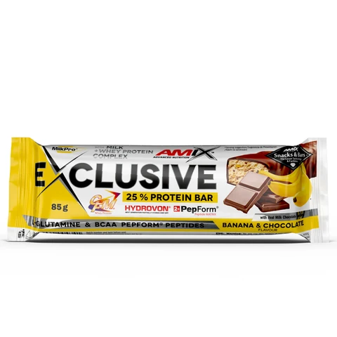 Amix Exclusive Protein Bar 85 g banana chocolate