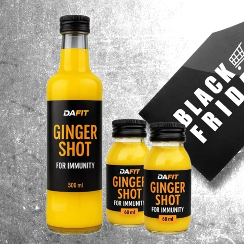 AKCE Dafit Ginger Shot For Immunity 500 ml + ZDARMA 2x 60 ml