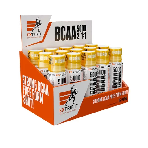 Extrifit BCAA 5000 2:1:1 Shot 15 x 90 ml apricot