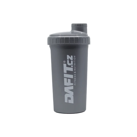 Dafit Šejkr 700 ml stříbrná, bílé logo