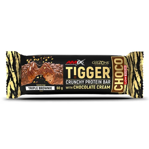 Amix Tigger Zero CHOCO Protein Bar 60 g triple brownie