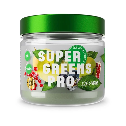 Czech Virus Super Greens Pro V2.0 360 g jablečný fresh