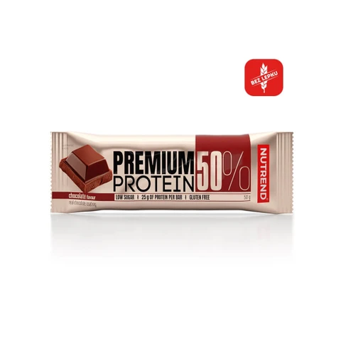 Nutrend Premium 50% Protein bar 50 g čokoláda