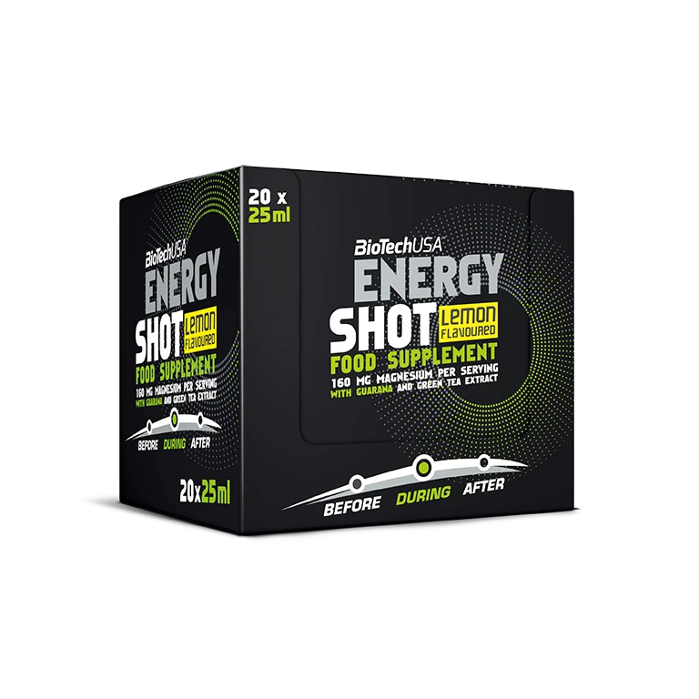 BioTech Energy Shot 20 x 25 ml lemon