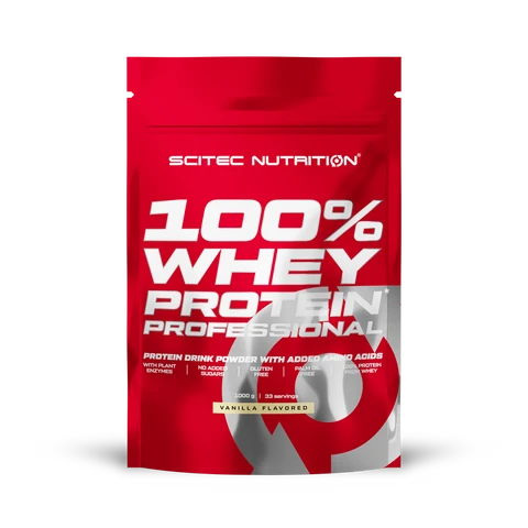 Scitec Nutrition 100% Whey Protein Professional 1000 g vanilla