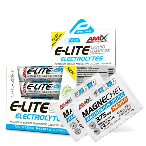 Special Offer Amix Performance Amix Elite Electrolytes 20 x 25ml + FREE 2x MagneChel 7g