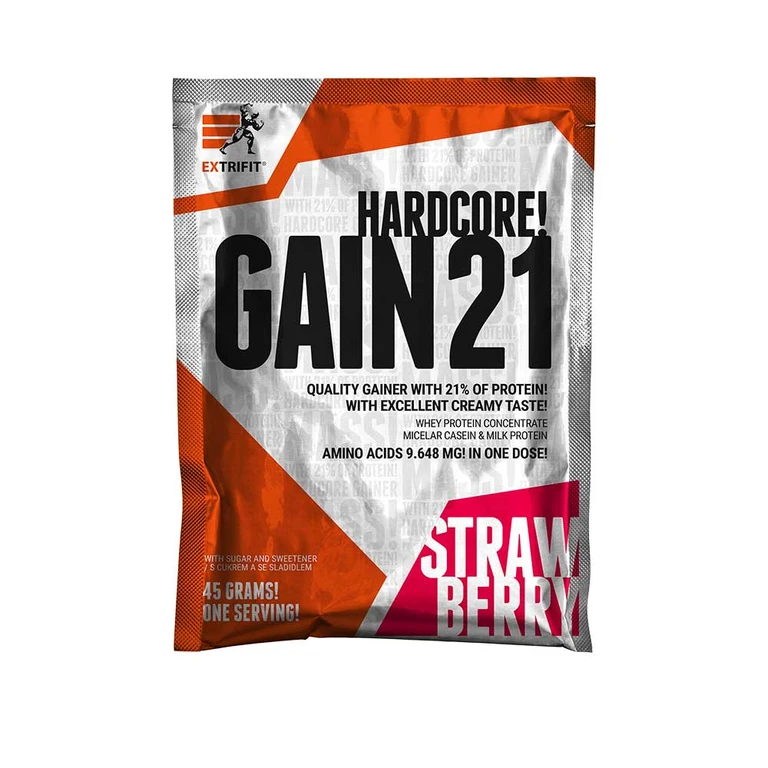 Extrifit Hardcore Gain 21 45 g strawberry