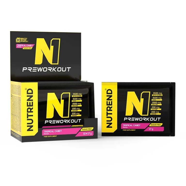 Nutrend N1 Pre - Workout 10 x 17 g